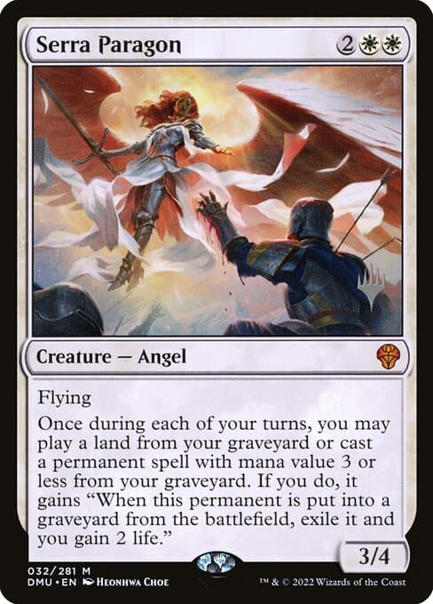 Serra Paragon from Dominaria United Promos (Mythic)