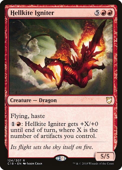 Hellkite Igniter from Commander 2018 (Rare)