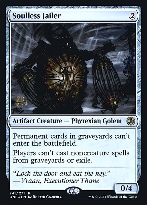 Soulless Jailer from Phyrexia: All Will Be One Promos (Rare)