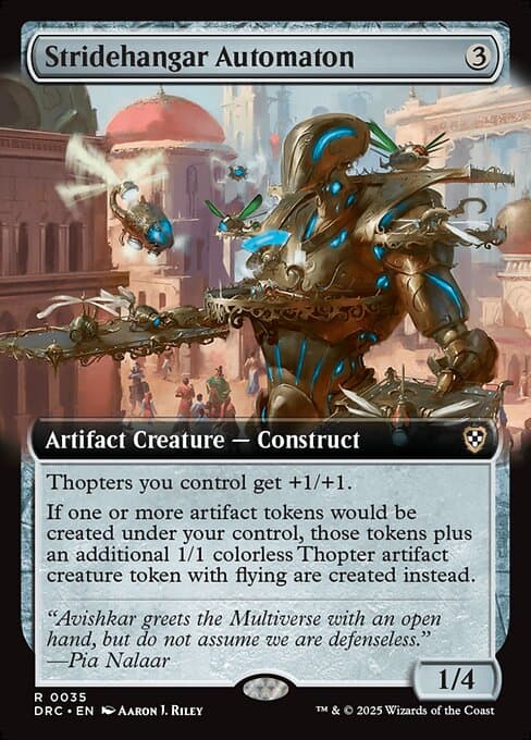 Stridehangar Automaton from Aetherdrift Commander (Rare)