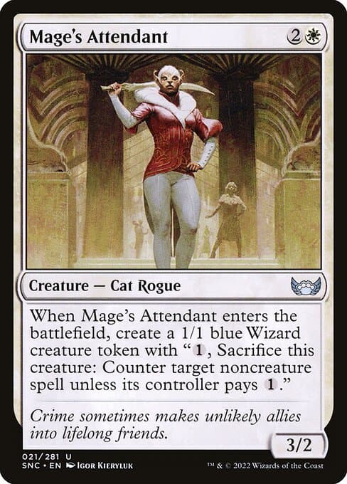 Mage's Attendant from Streets of New Capenna (Uncommon)