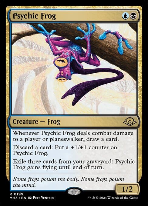 Psychic Frog from Modern Horizons 3 (Rare)