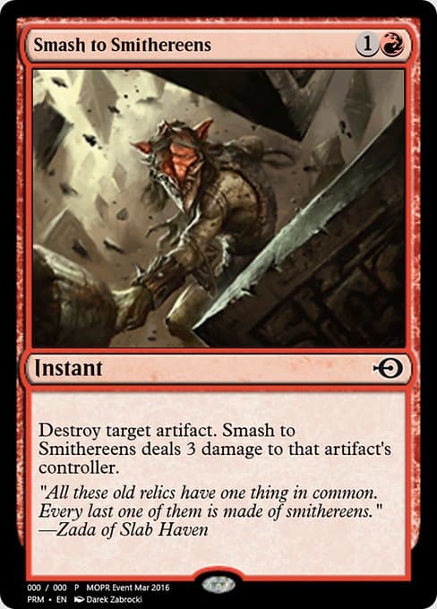 Smash to Smithereens from Magic Online Promos (Common)