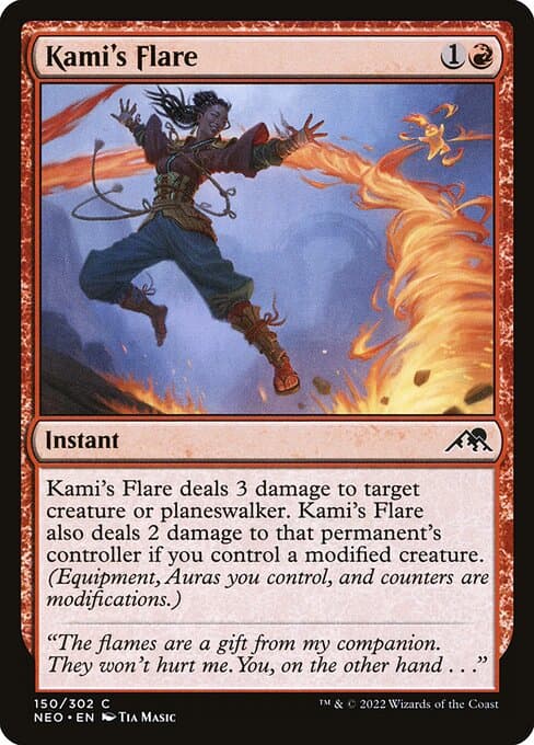 Kami's Flare from Kamigawa: Neon Dynasty (Common)