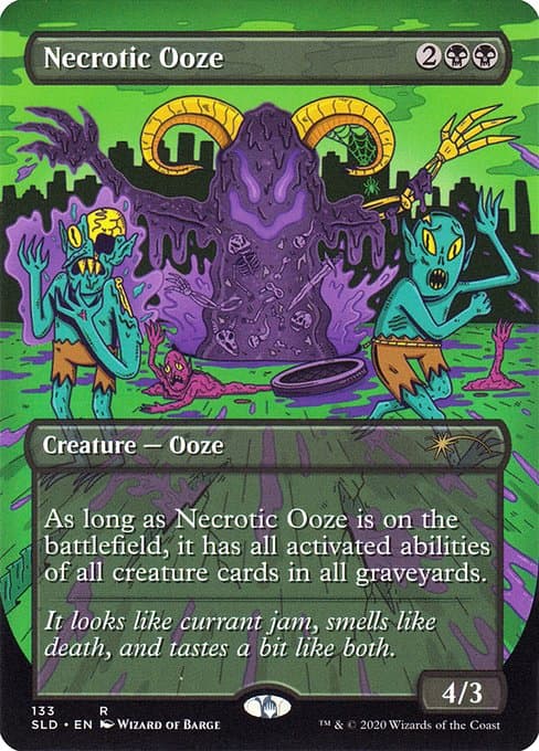 Necrotic Ooze from Secret Lair Drop (Rare)
