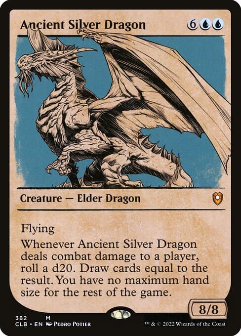 Ancient Silver Dragon from Commander Legends: Battle for Baldur's Gate (Mythic)
