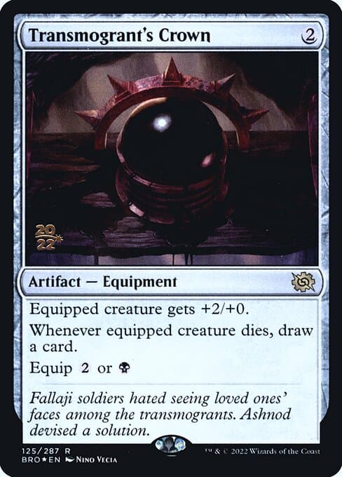 Transmogrant's Crown from The Brothers' War Promos (Rare)