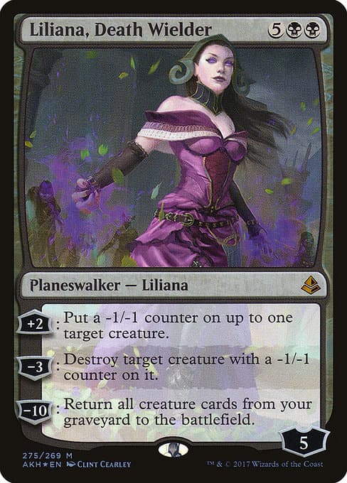 Liliana, Death Wielder from Amonkhet (Mythic)