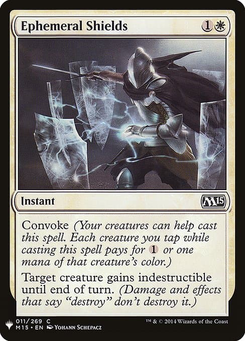 Ephemeral Shields from The List (Common)