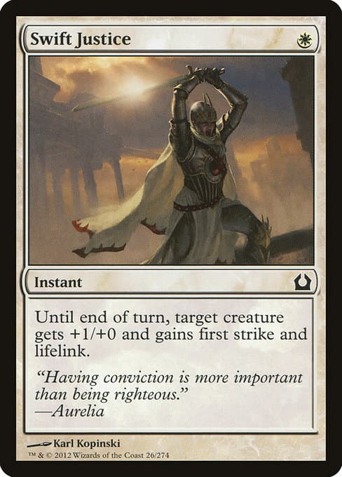 Swift Justice from Return to Ravnica (Common)