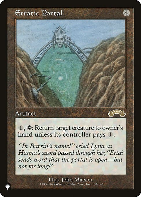 Erratic Portal from The List (Rare)