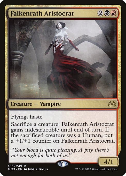 Falkenrath Aristocrat from Modern Masters 2017 (Rare)
