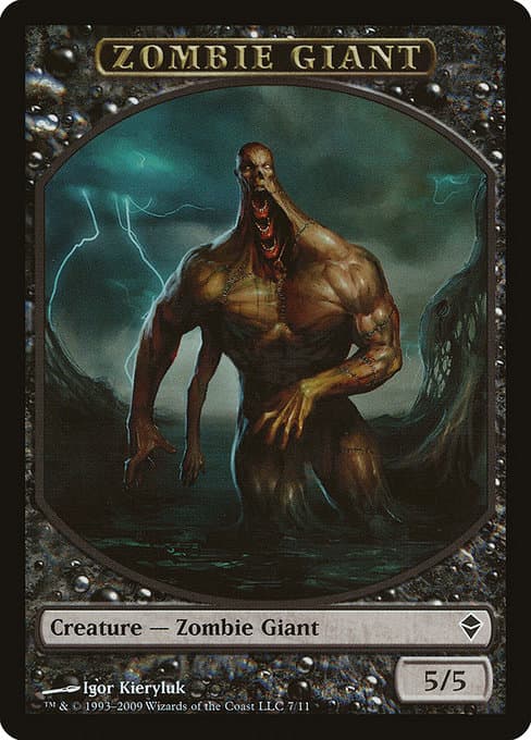 Zombie Giant from Zendikar Tokens (Common)