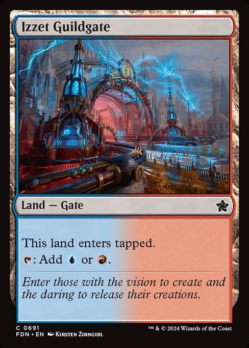Izzet Guildgate from Foundations (Common)
