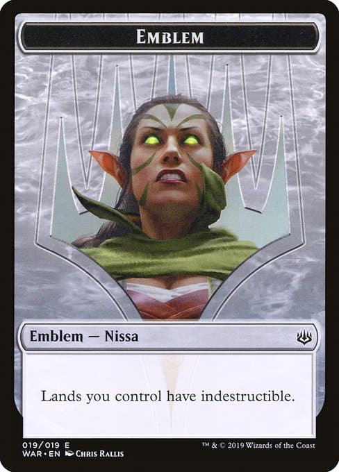 Nissa, Who Shakes the World Emblem (Common)