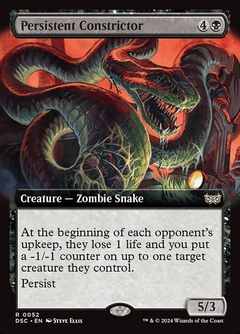 Persistent Constrictor from Duskmourn: House of Horror Commander (Rare)