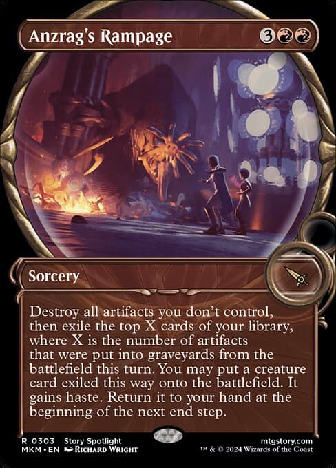 Anzrag's Rampage from Murders at Karlov Manor (Rare)