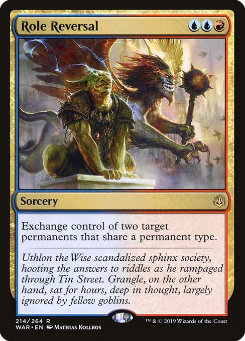 Role Reversal (Rare)