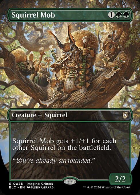 Squirrel Mob from Bloomburrow Commander (Rare)