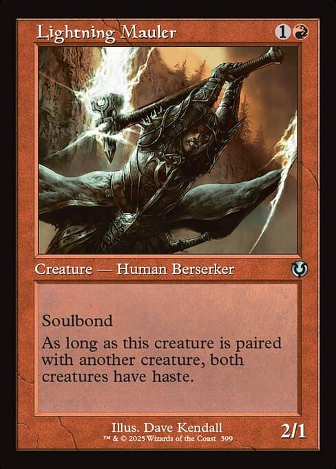 Lightning Mauler from Innistrad Remastered (Uncommon)