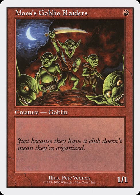 Mons's Goblin Raiders (Common)
