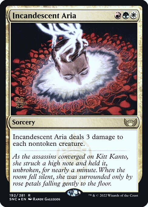 Incandescent Aria from Streets of New Capenna Promos (Rare)