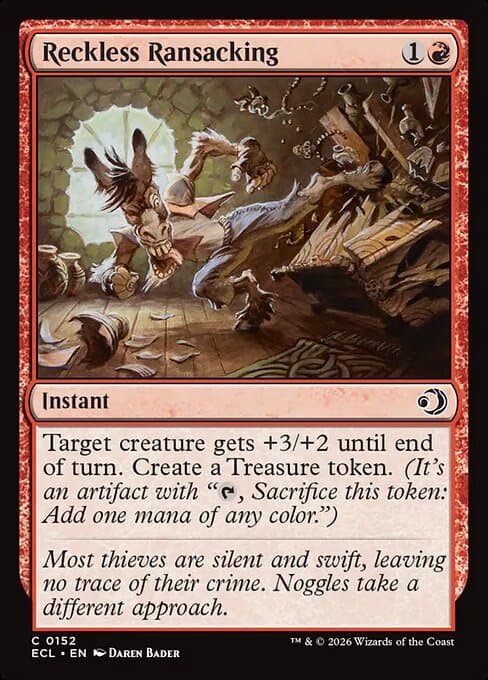 Reckless Ransacking from Lorwyn Eclipsed (Common)