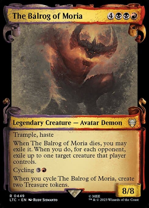 The Balrog of Moria from Tales of Middle-earth Commander (Rare)