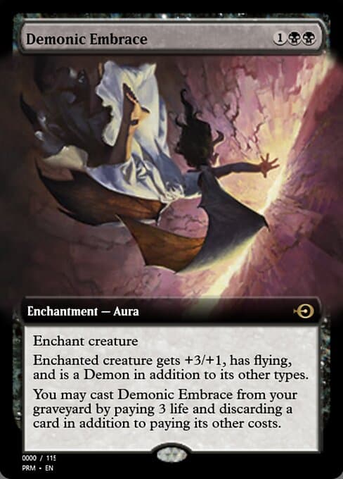 Demonic Embrace from Magic Online Promos (Rare)