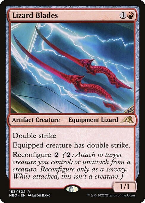 Lizard Blades from Kamigawa: Neon Dynasty (Rare)