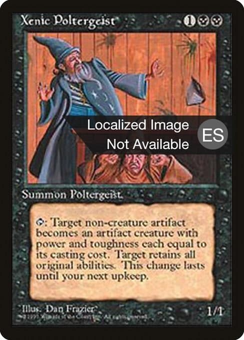 Xenic Poltergeist from Fourth Edition Foreign Black Border (Rare)