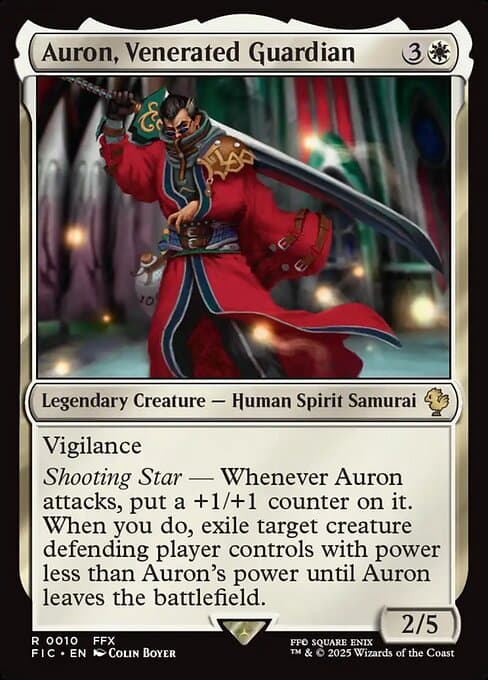 Auron, Venerated Guardian (Rare)