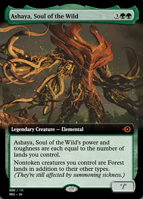 Ashaya, Soul of the Wild from Magic Online Promos (Mythic)