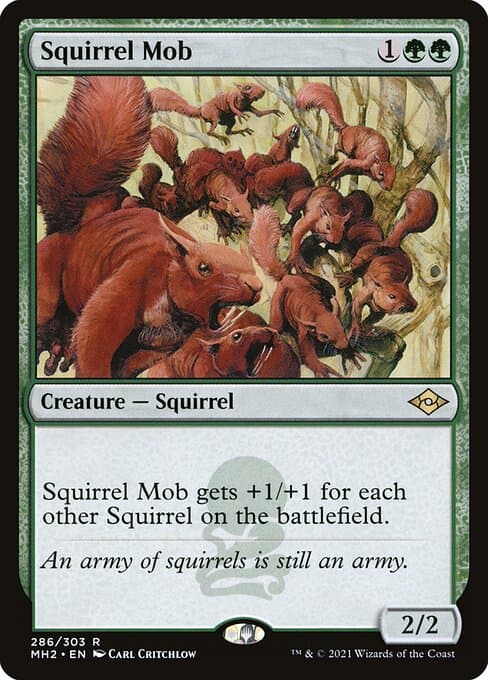 Squirrel Mob from Modern Horizons 2 (Rare)
