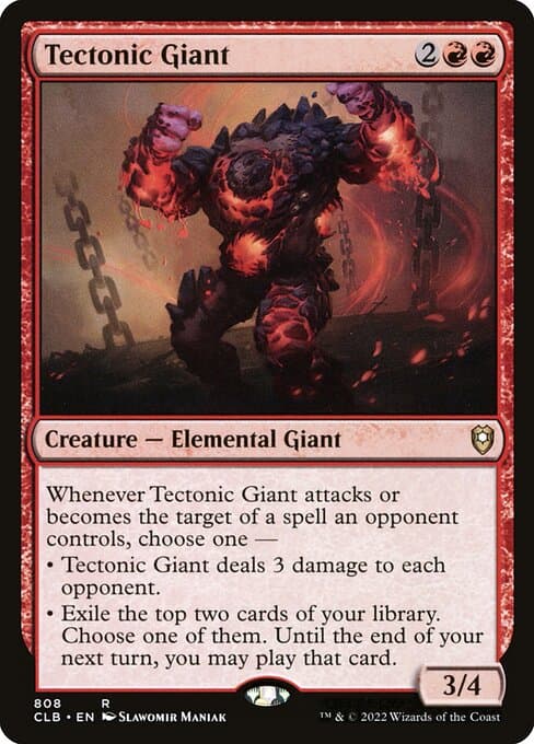Tectonic Giant from Commander Legends: Battle for Baldur's Gate (Rare)