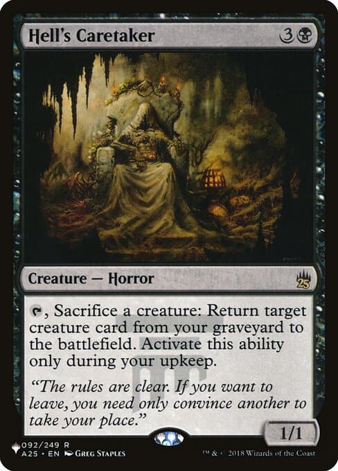 Hell's Caretaker from The List (Rare)