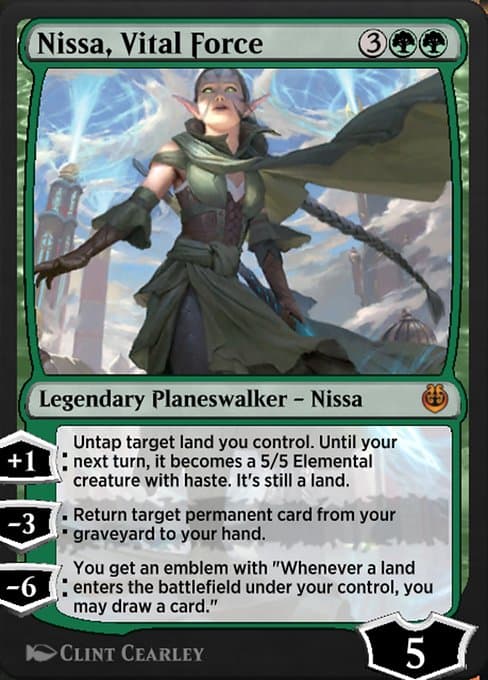 Nissa, Vital Force from Kaladesh Remastered (Mythic)