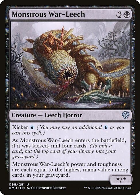 Monstrous War-Leech from Dominaria United (Uncommon)