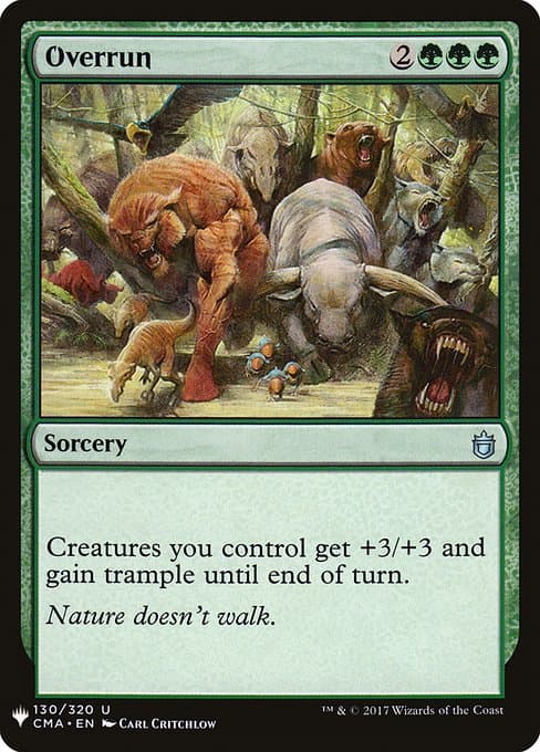 Overrun from The List (Uncommon)