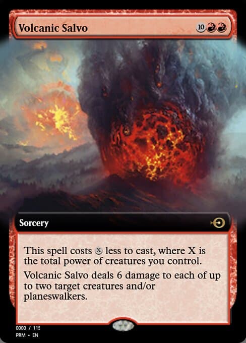 Volcanic Salvo from Magic Online Promos (Rare)