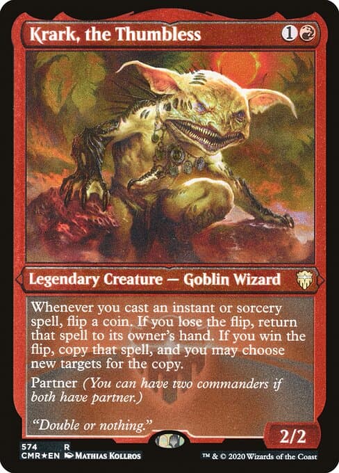 Krark, the Thumbless from Commander Legends (Rare)