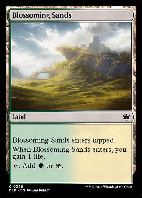 Blossoming Sands from Bloomburrow (Common)