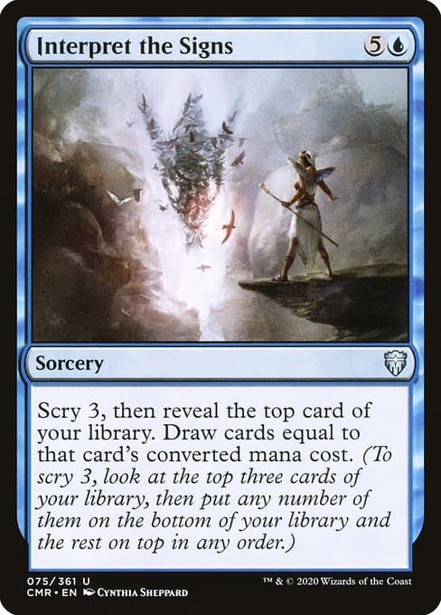 Interpret the Signs from Commander Legends (Uncommon)