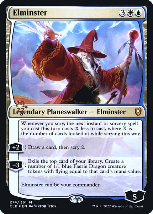 Elminster from Battle for Baldur's Gate Promos (Mythic)