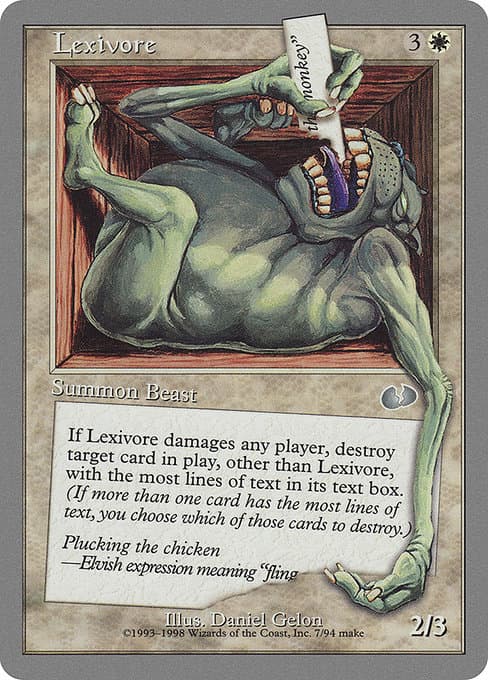 Lexivore (Uncommon)