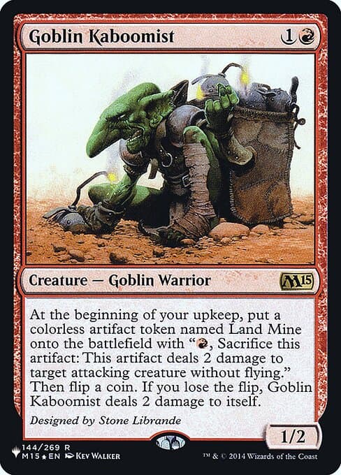 Goblin Kaboomist from The List (Rare)