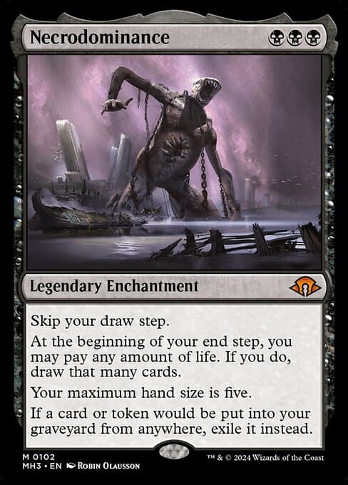 Necrodominance from Modern Horizons 3 (Mythic)