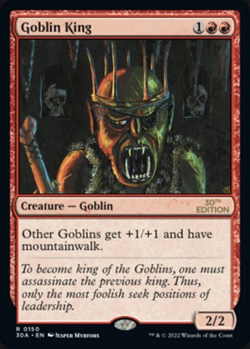 Goblin King from 30th Anniversary Edition (Rare)