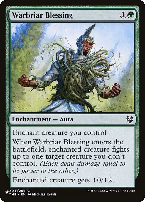 Warbriar Blessing from The List (Common)