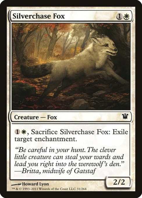 Silverchase Fox from Innistrad (Common)